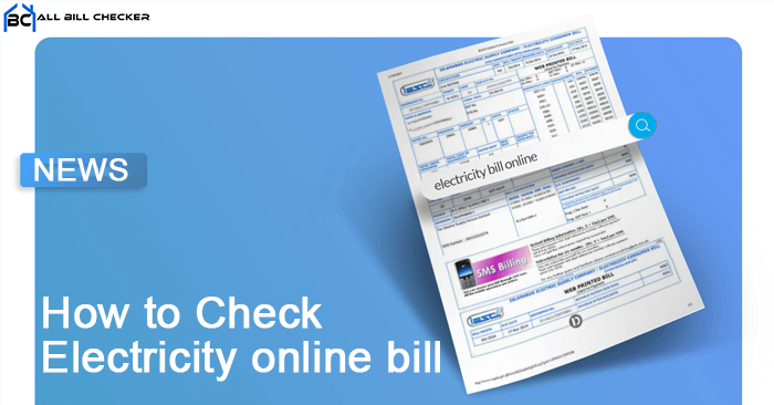 Check electricity online bill